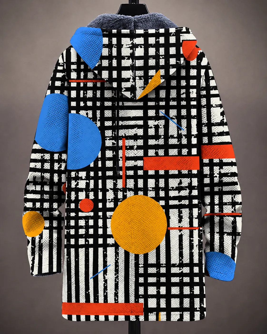 Celeste | Kapuzenjacke mit modernem Kunstdruck