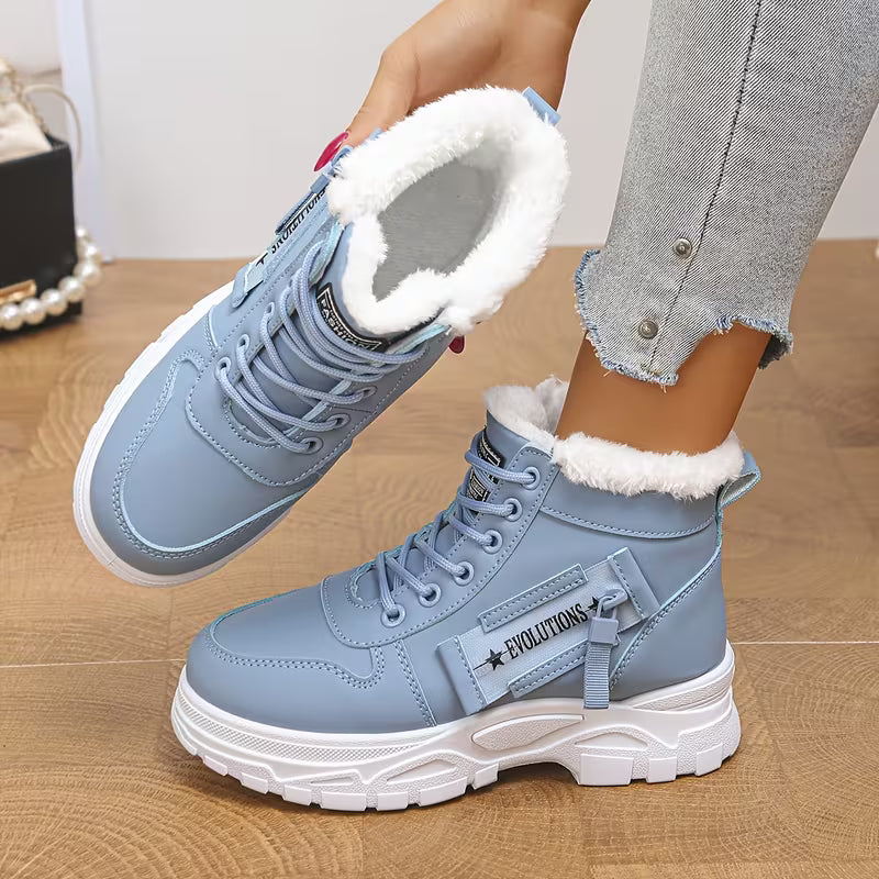 Elina – Gefütterte Winter-Boots mit Chunky-Sohle