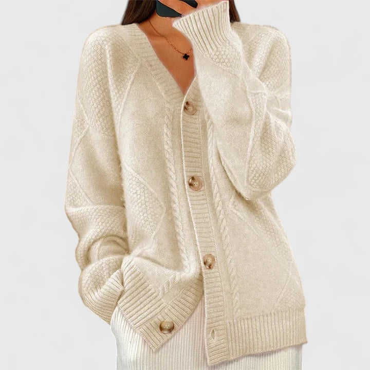 Solenyahh - Bequeme Strickjacke