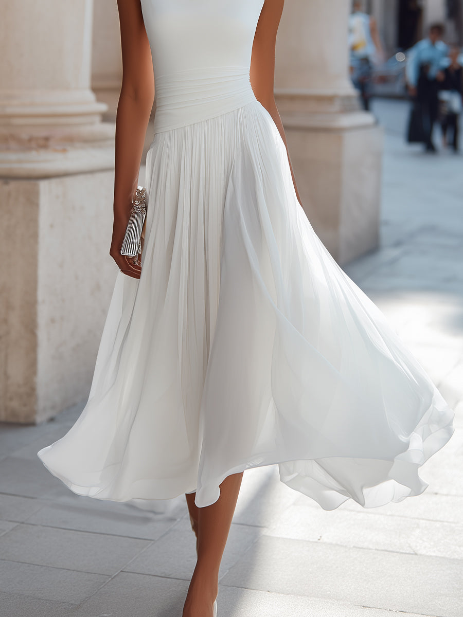 Mirella | Elegantes Plissee-Midikleid