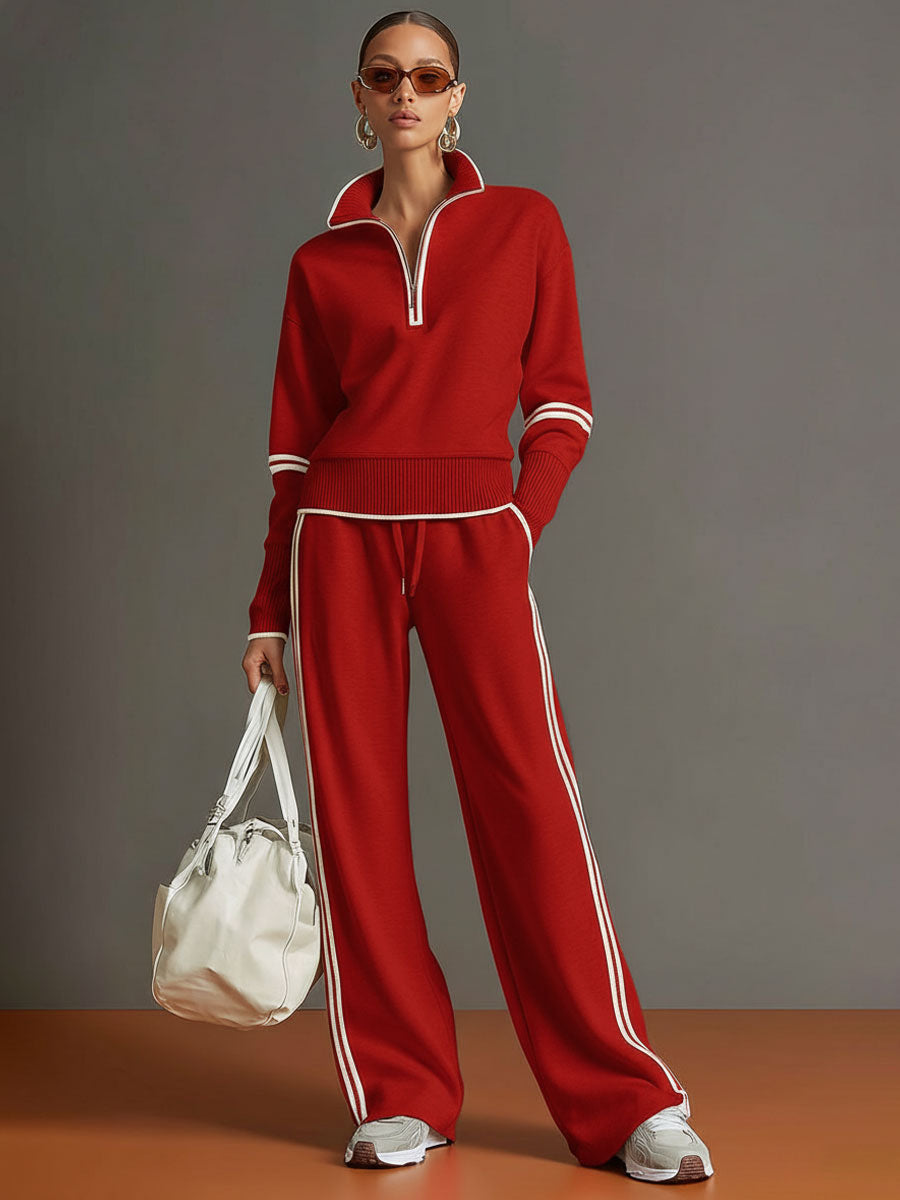 Marietta – Bluse und Hose mit weiten Beinen