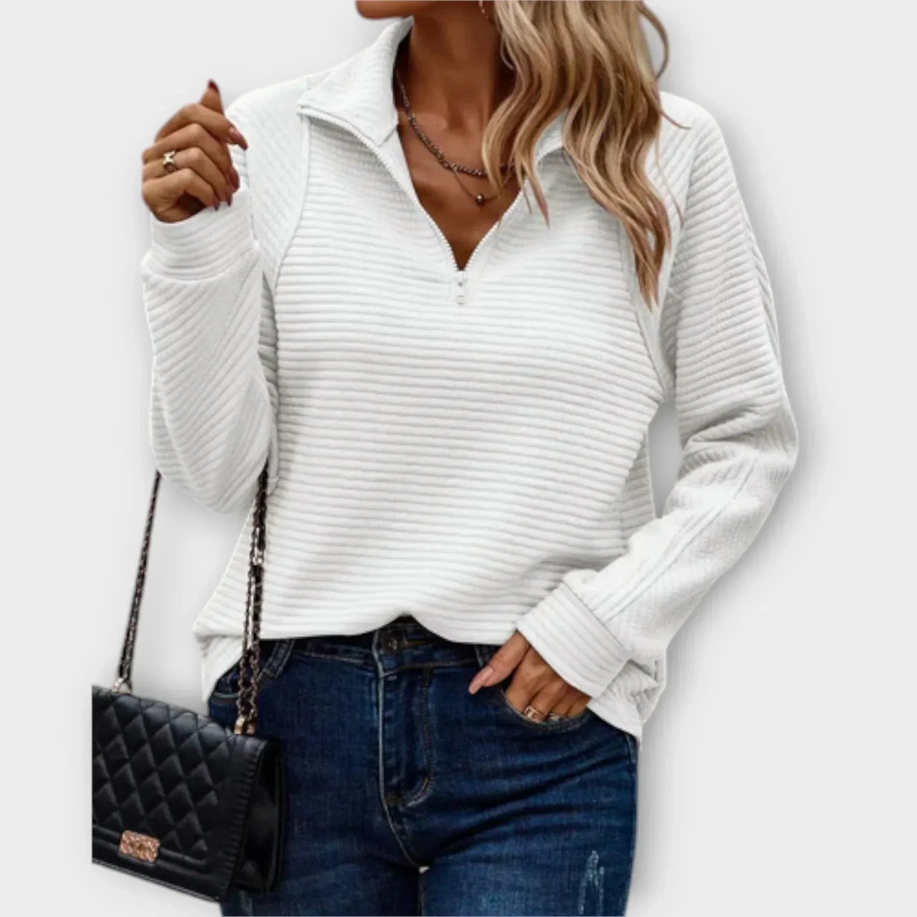 Dalia™ Pullover mit halbem Reißverschluss