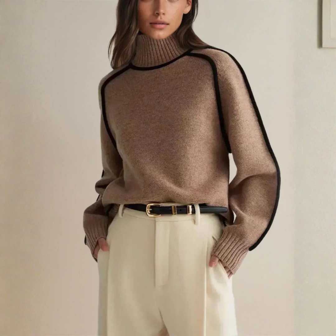 Seraphina - Eleganter Rollkragenpullover