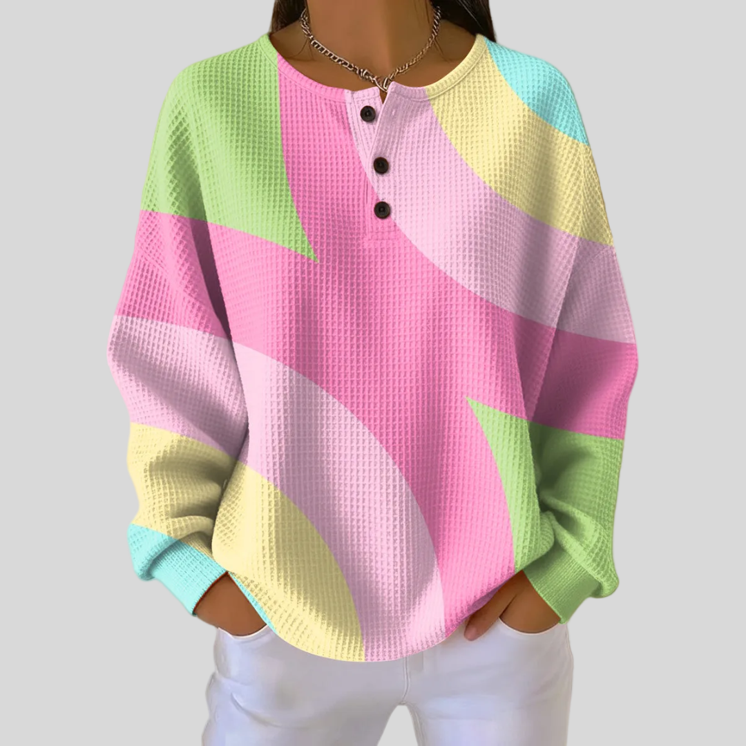 Lorelei™ | Sweatshirt mit abstraktem Muster