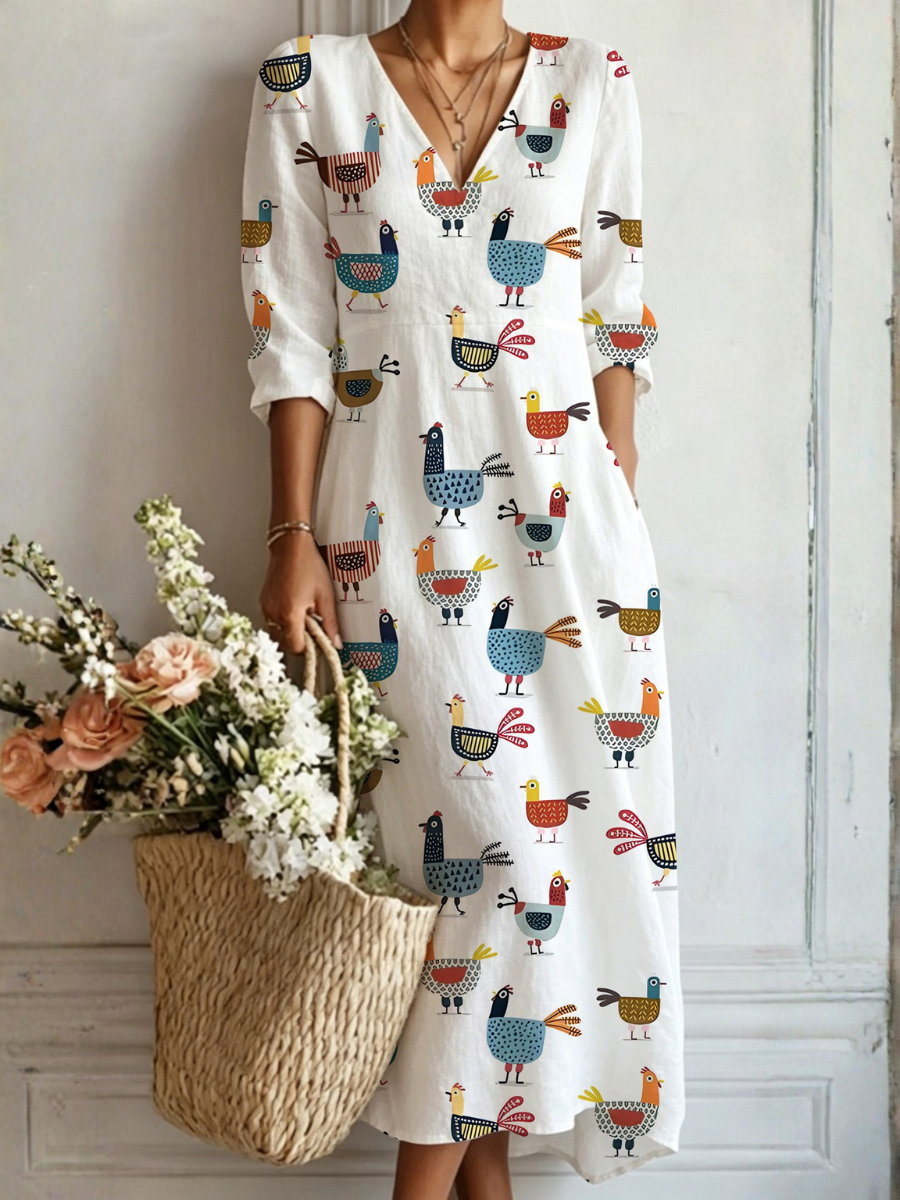Sara™ | Langes Boho-Kleid