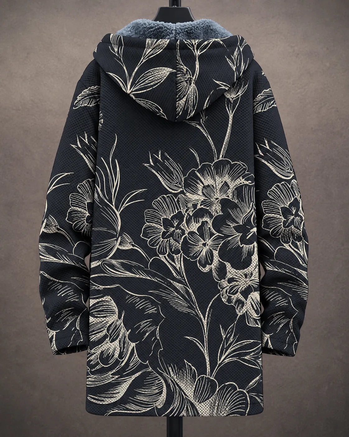 Rosalie | Kapuzenjacke mit botanischer Zeichnung