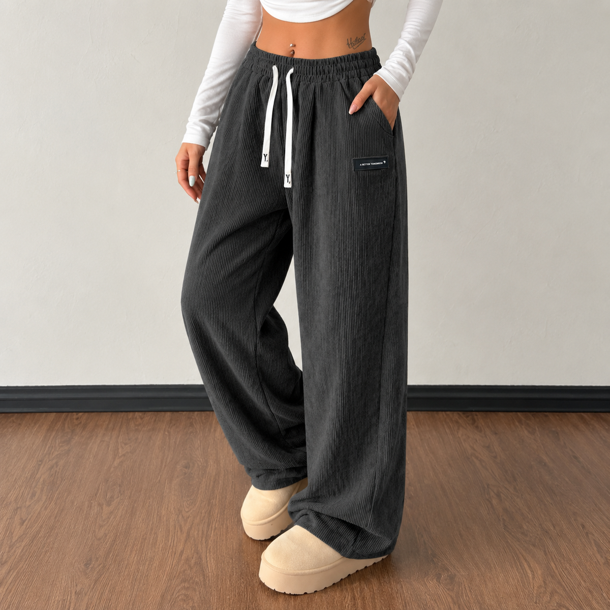 Livia | Bequeme Hose mit weitem Bein