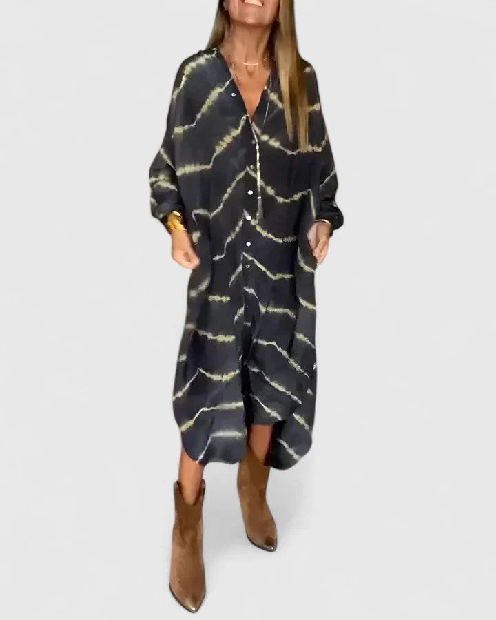 Das gestreifte Maxikleid Julia