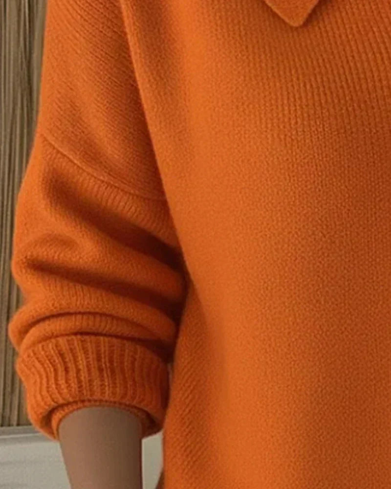 Vega | Strickjacke mit Hemdkragen