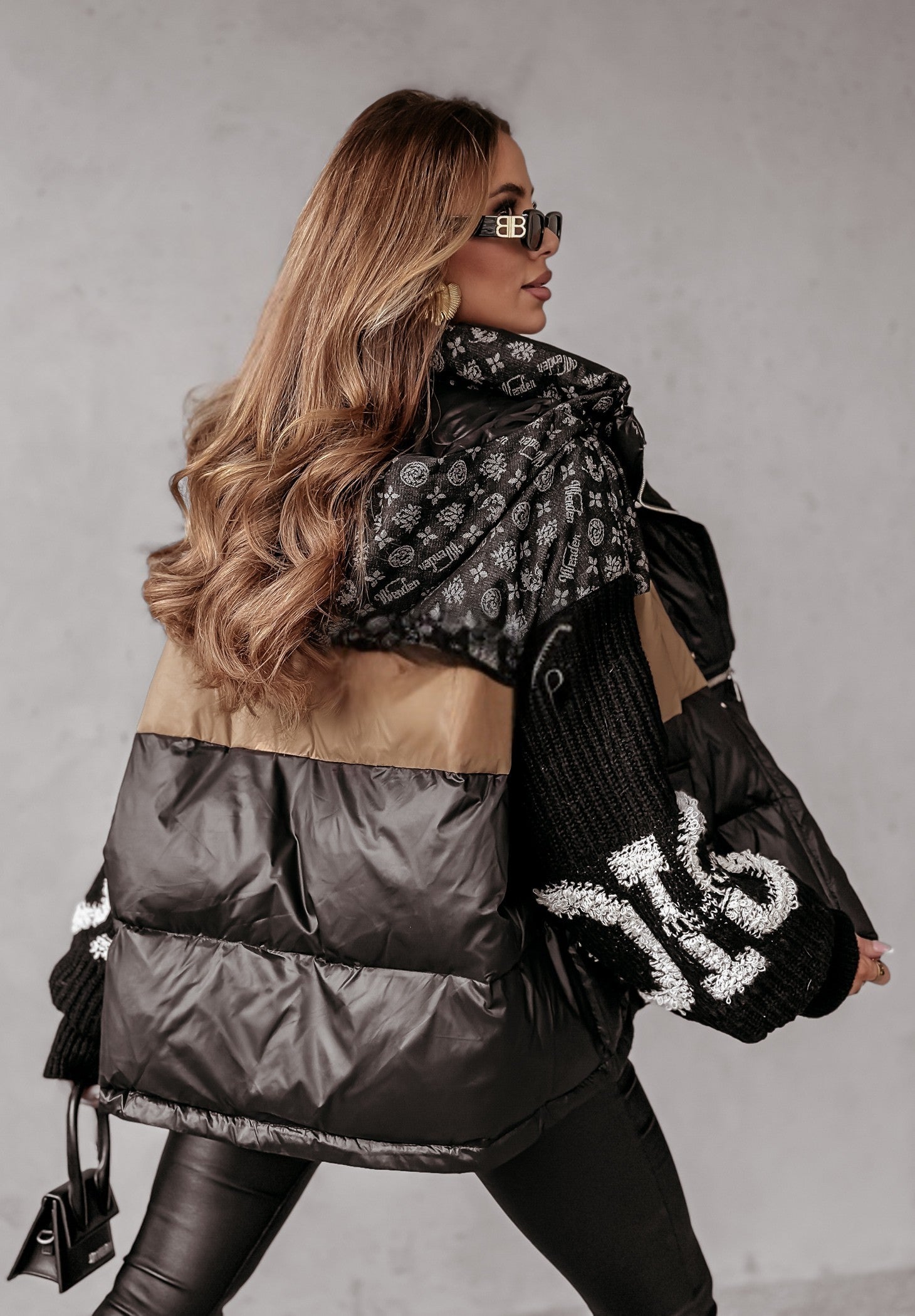 Mayce™ | Patchwork-Pufferjacke