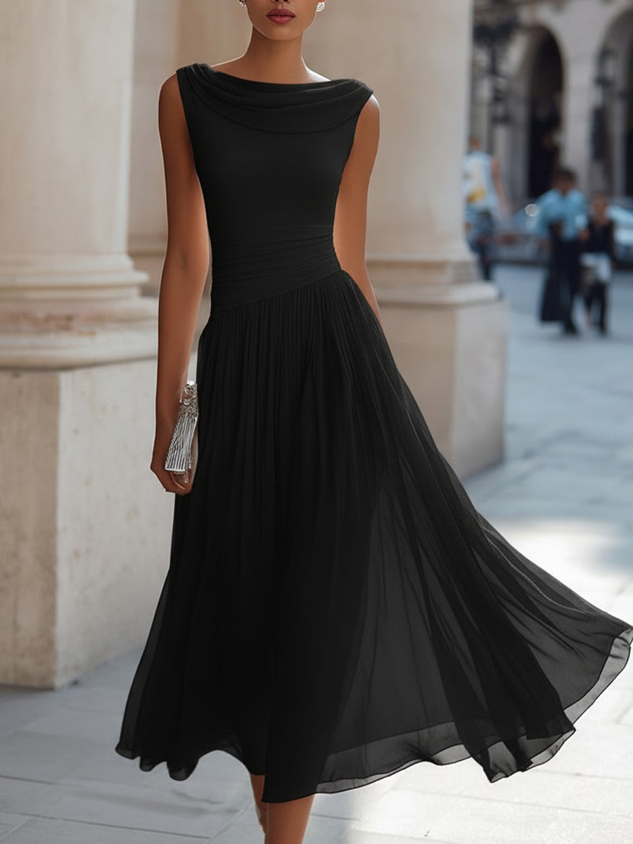 Mirella | Elegantes Plissee-Midikleid