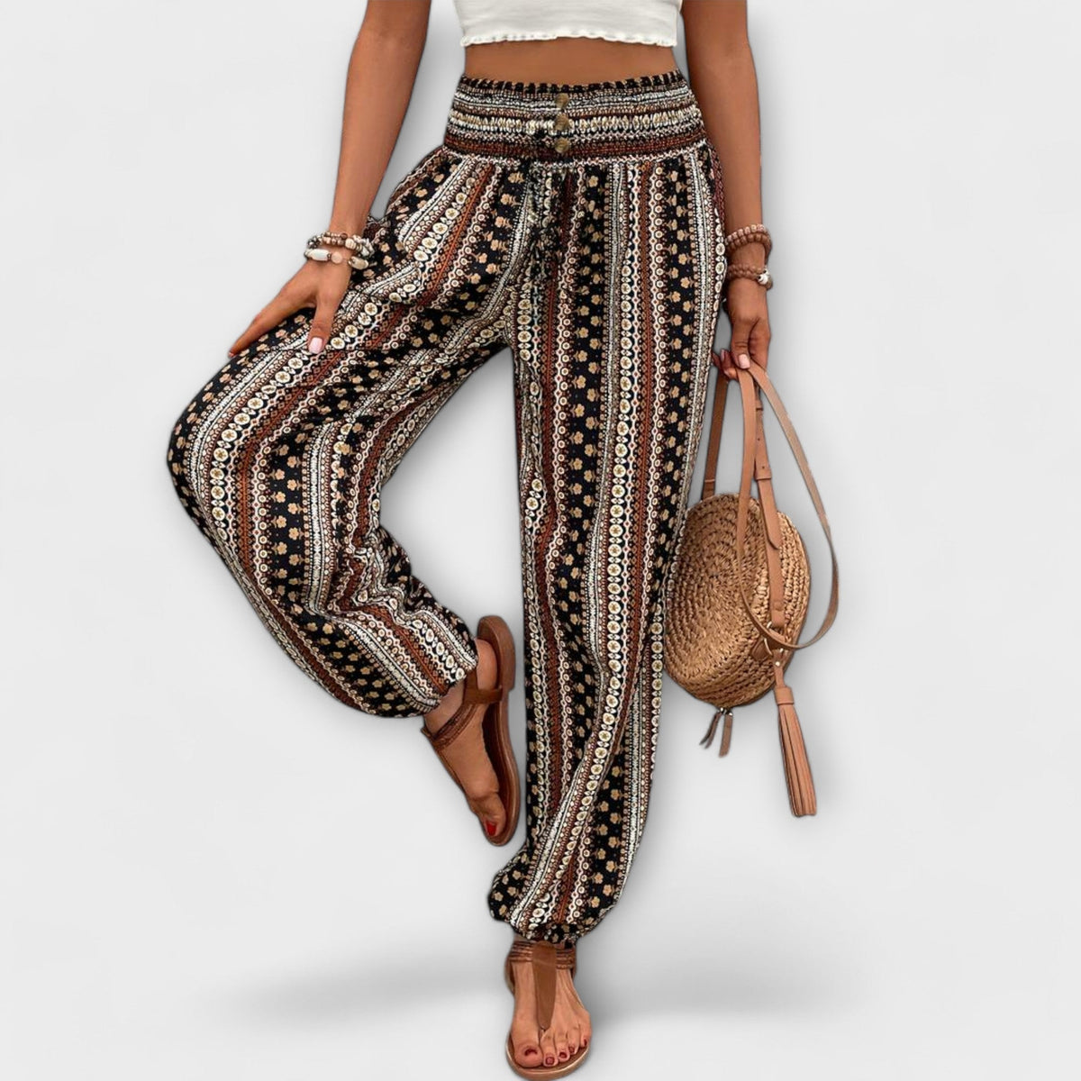 Gwen™ - Hose mit ethnischem Muster