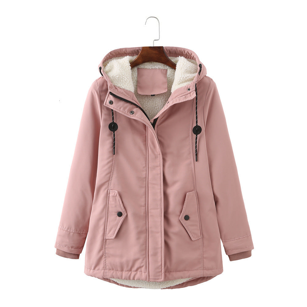 Garance – Wasserdichter Damenparka mit Kapuze und warmem Sherpa-Futter