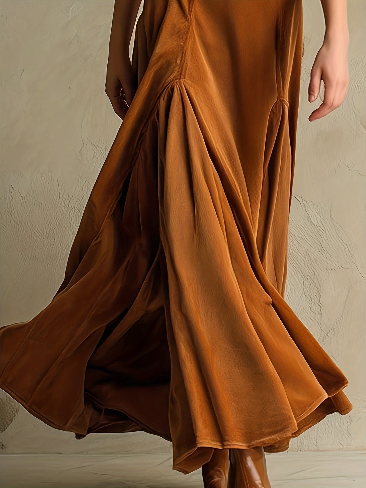 ELOWENNA | ELEGANTES KLEID MIT KNOPFLEISTE, KRAGEN UND 7/8-ÄRMELN