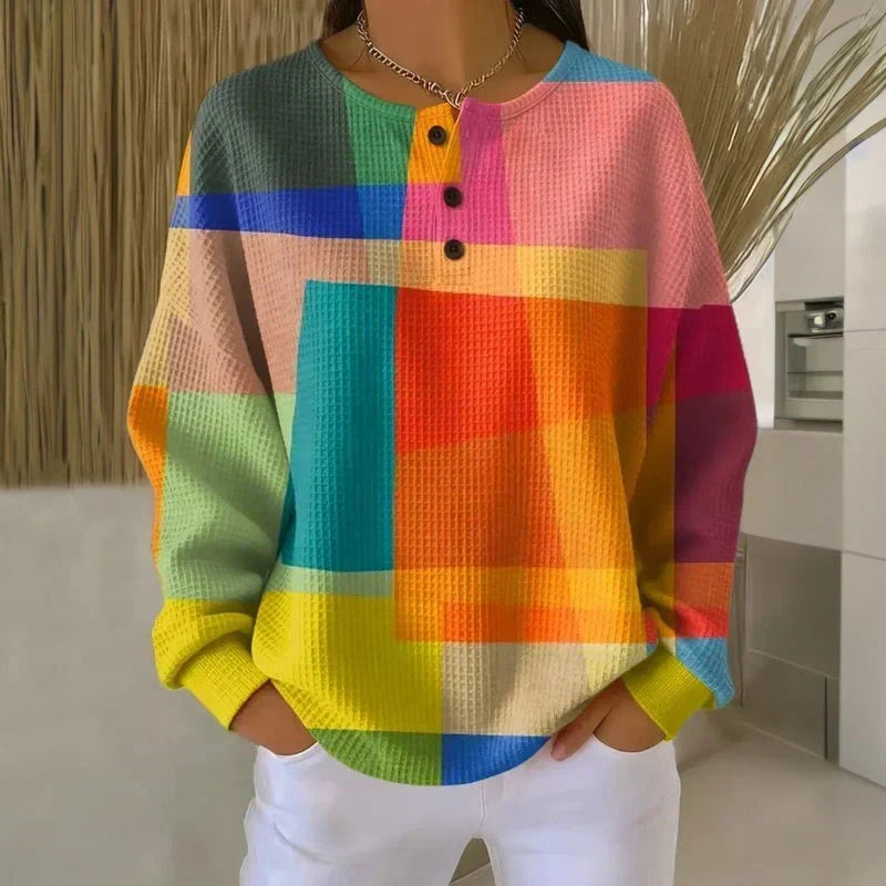 Consuelo | Zweilagiger Strukturpullover