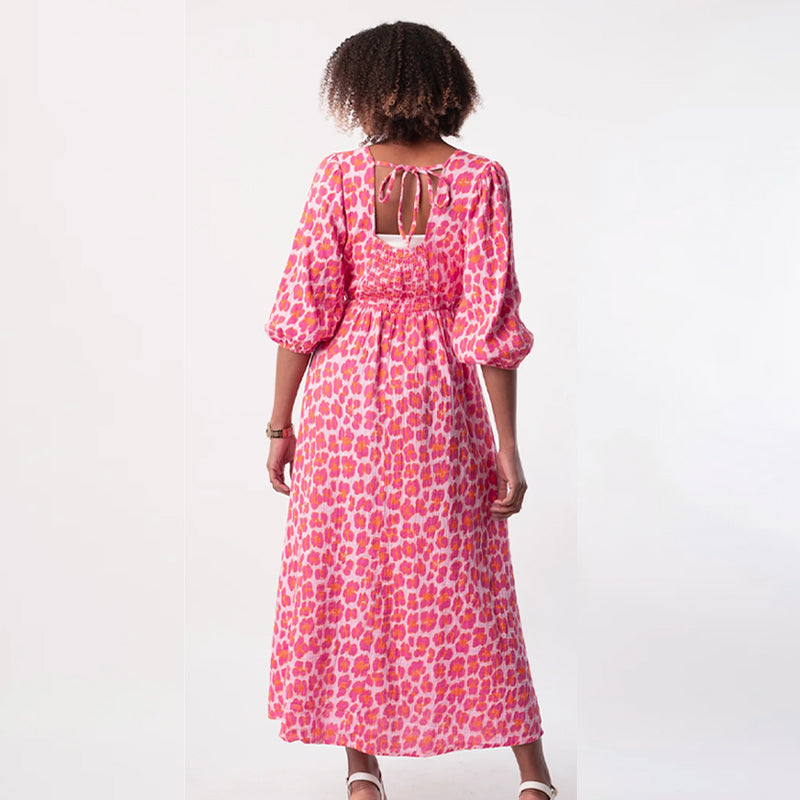 Sofie – Geblümtes Sommerkleid mit V-Ausschnitt