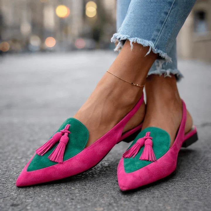 Eliza | Sandalen mit Riemen und Quastendetails