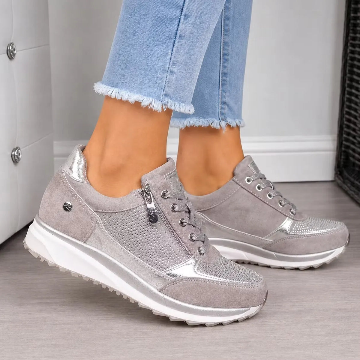 Camila – Komfort-Sneaker mit rutschfester Sohle