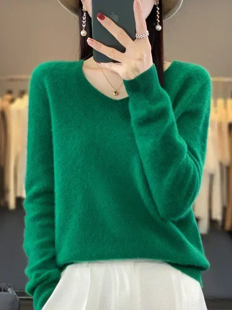 Abi™ Locker gestrickter Pullover