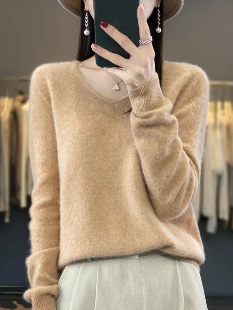 Abi™ Locker gestrickter Pullover