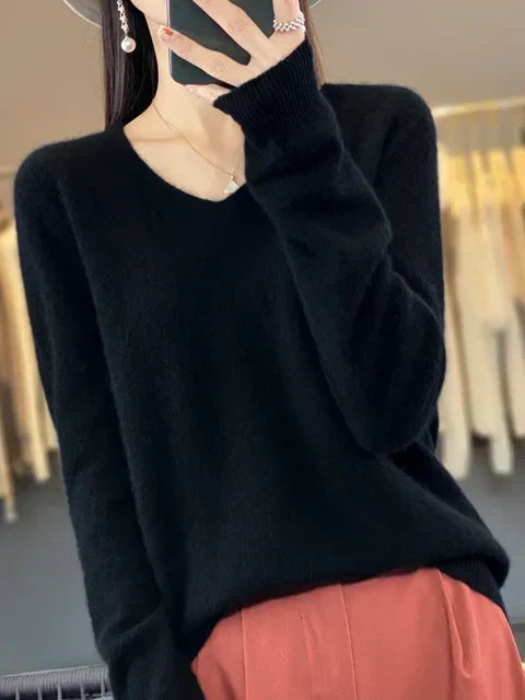 Abi™ Locker gestrickter Pullover