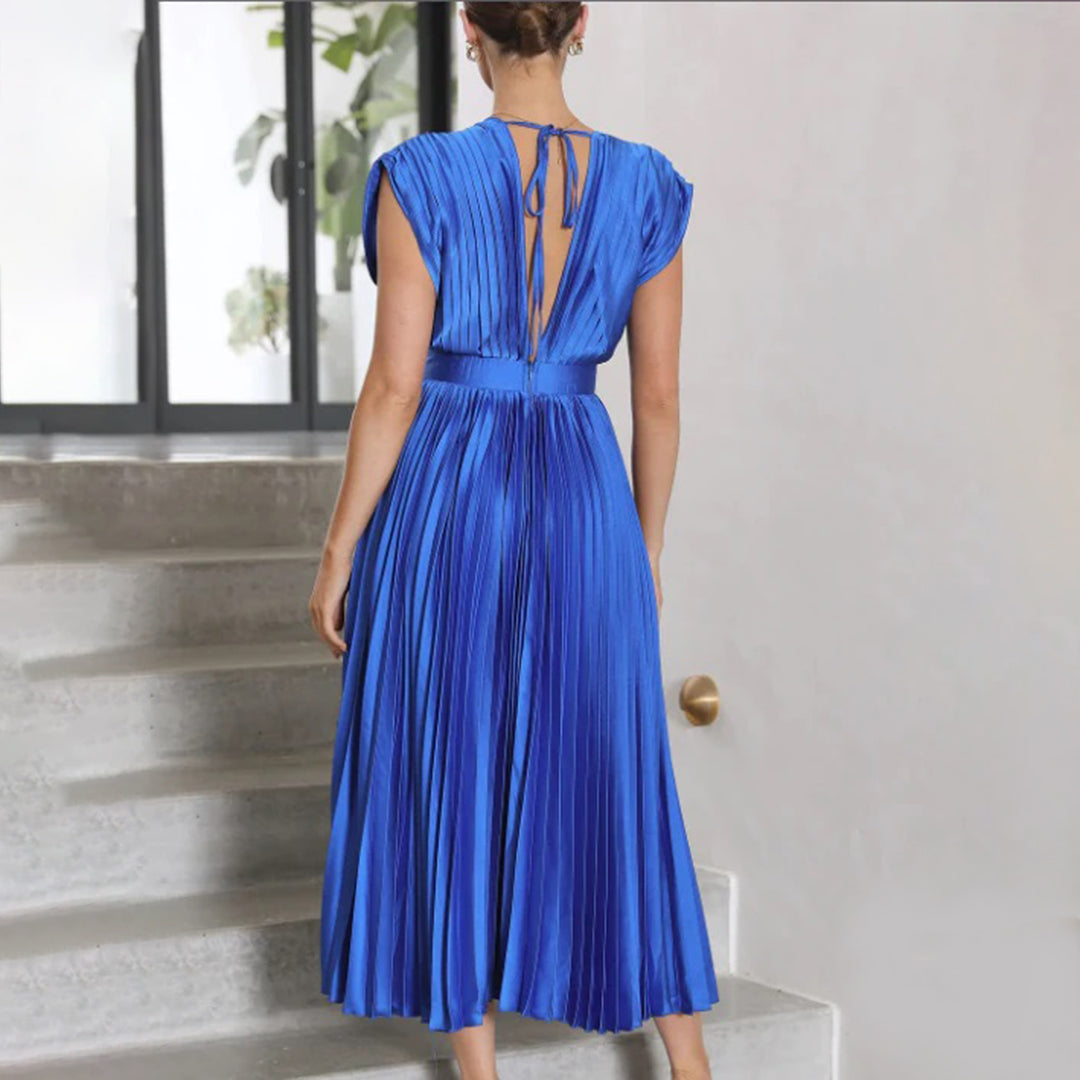 Marni™ | Zeitloses plissiertes Midikleid