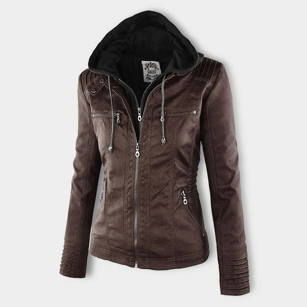 Flavia | Strapazierfähige und elegante Lederjacke