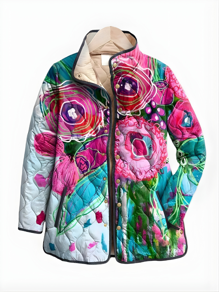 Isabella™ | Elegante Jacke mit Blumenmuster
