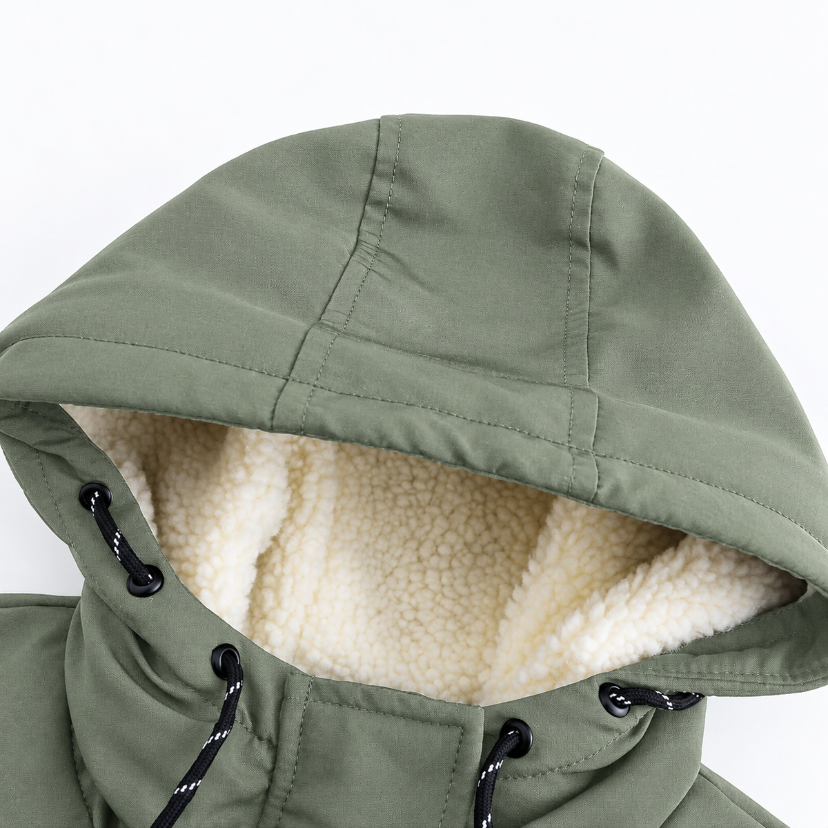 Garance – Wasserdichter Damenparka mit Kapuze und warmem Sherpa-Futter