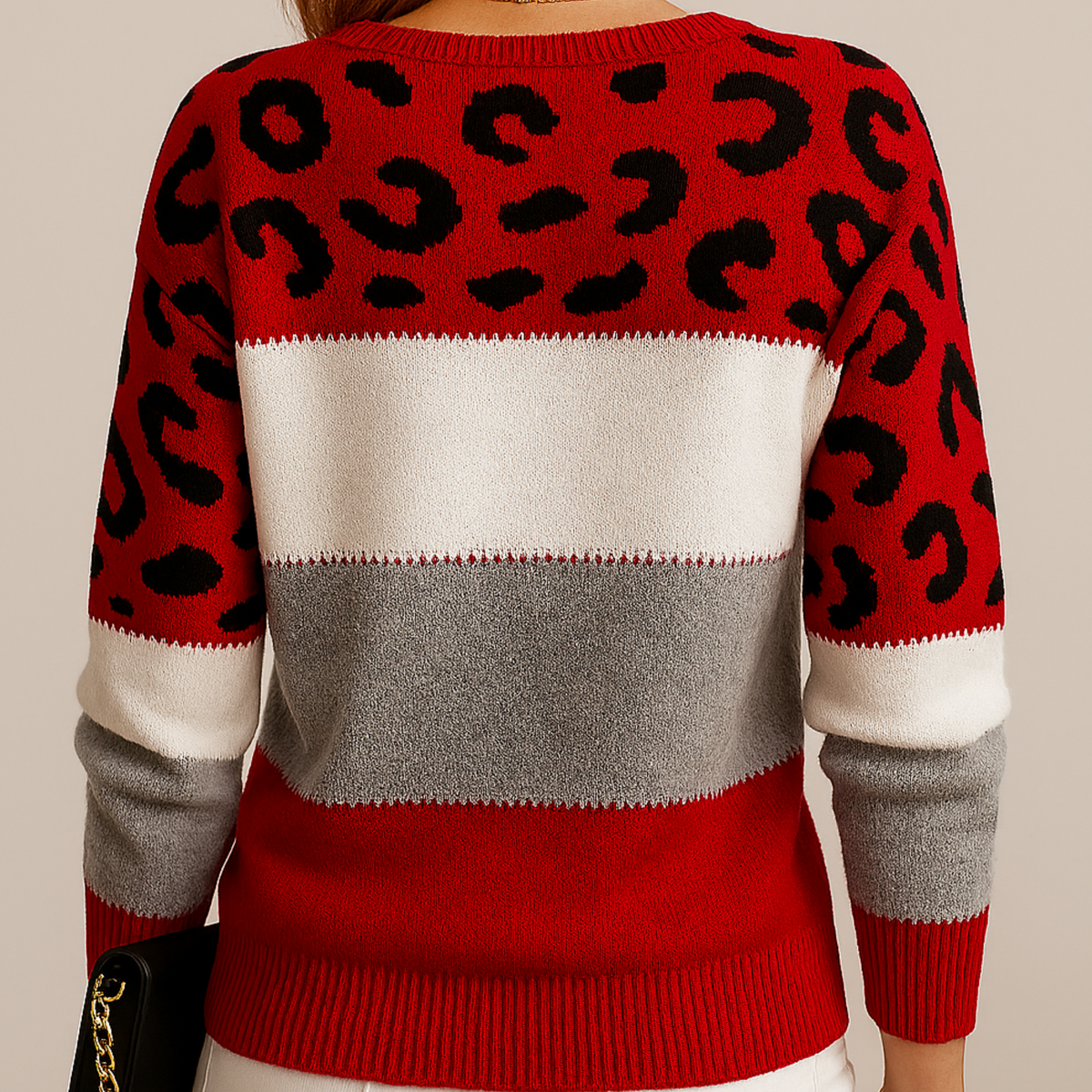 Aurelia - Lässiger Pullover mit Leopardenmuster