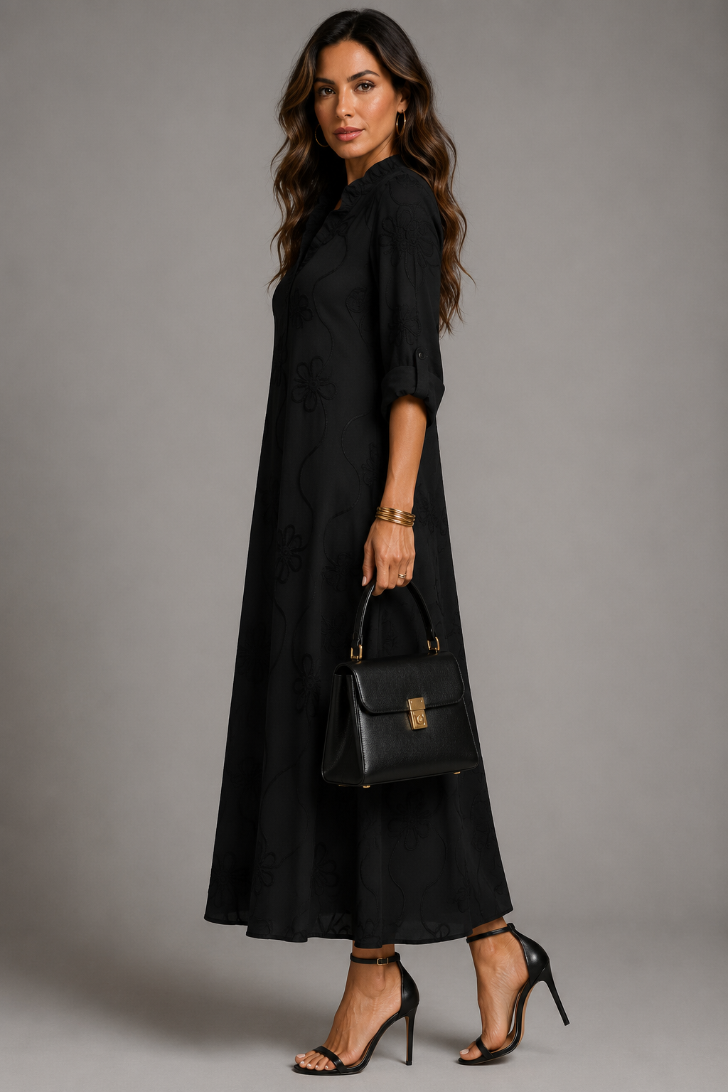Ambre | Figurumschmeichelndes geblümtes Sommerkleid