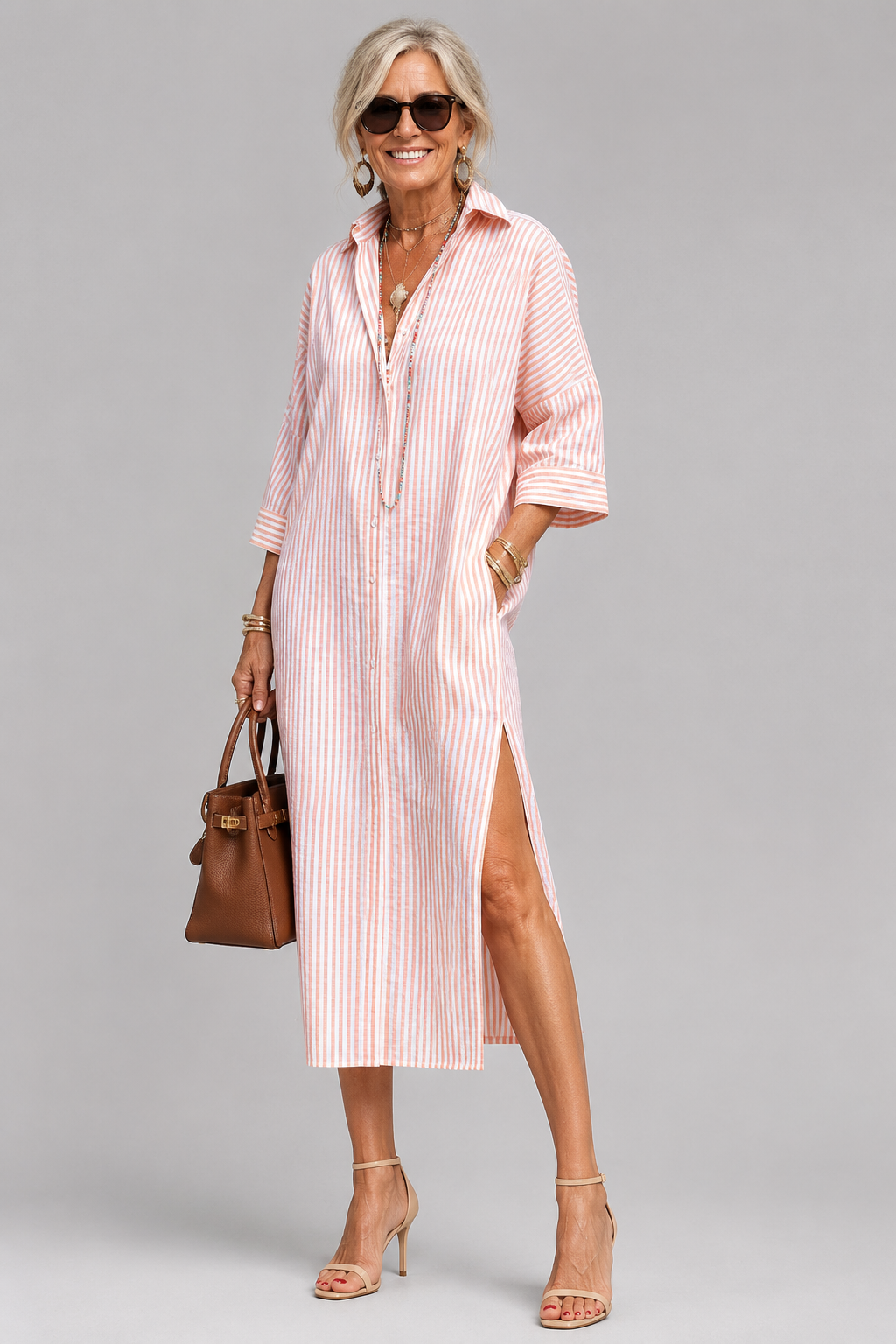 Claire | Elegantes knitterfreies Kleid