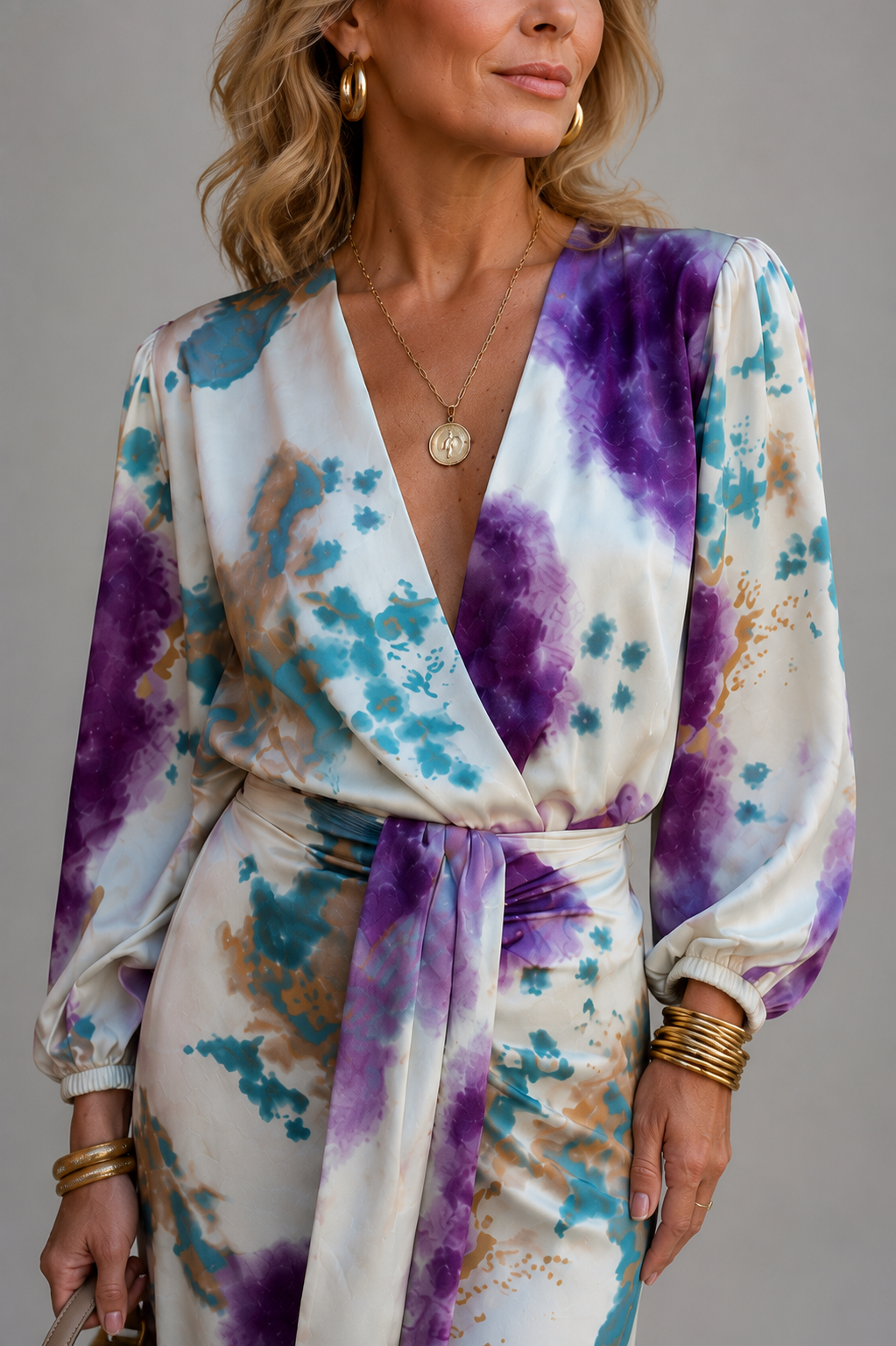Francine | Batik-Set mit Maxirock und Oberteil