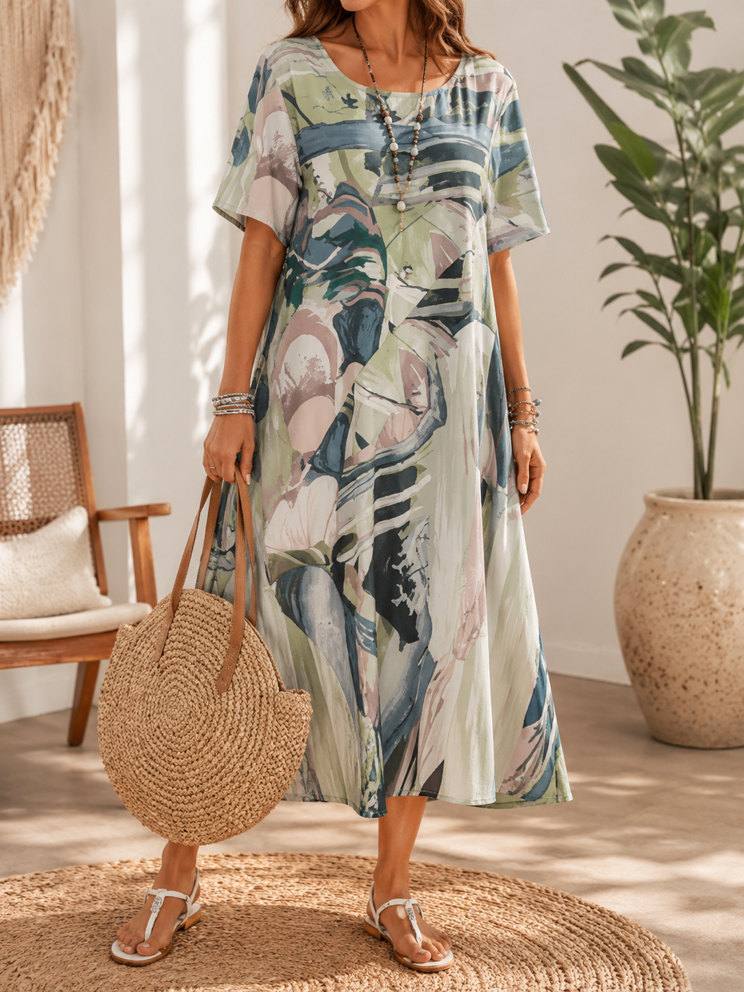 Guinevere | Midikleid aus Chiffon