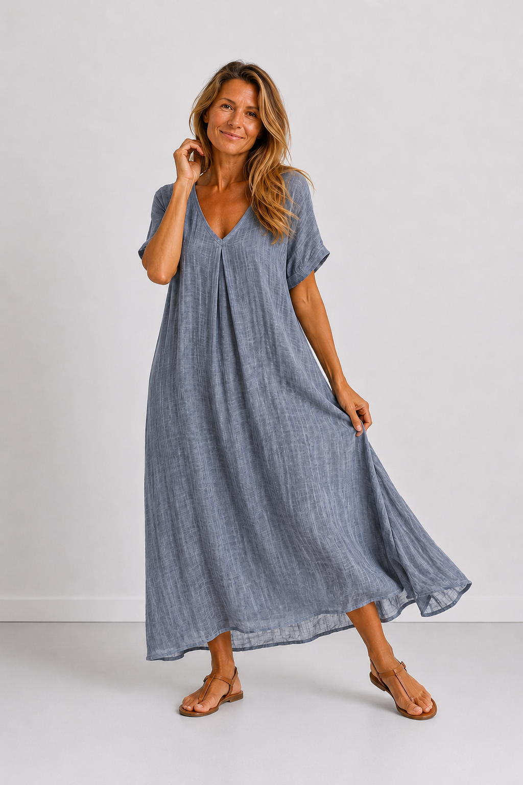 Violette | Violettes Maxikleid