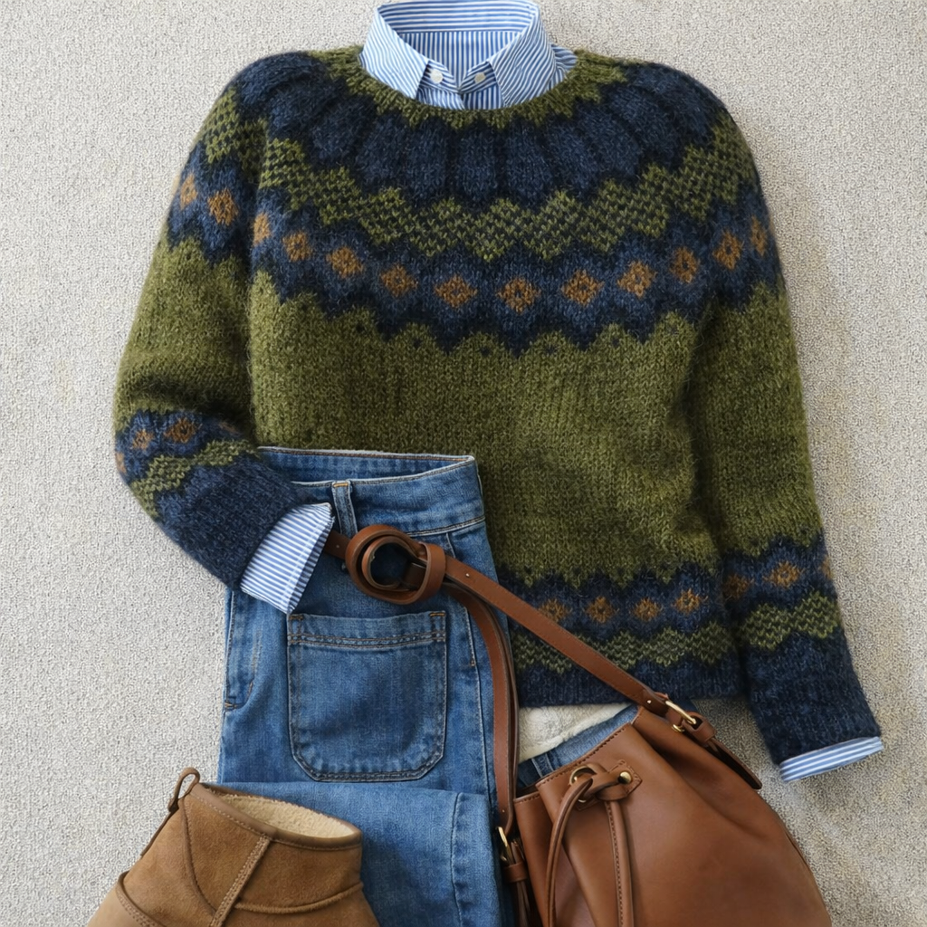 Jessica™ | Strickpullover im nordischen Stil