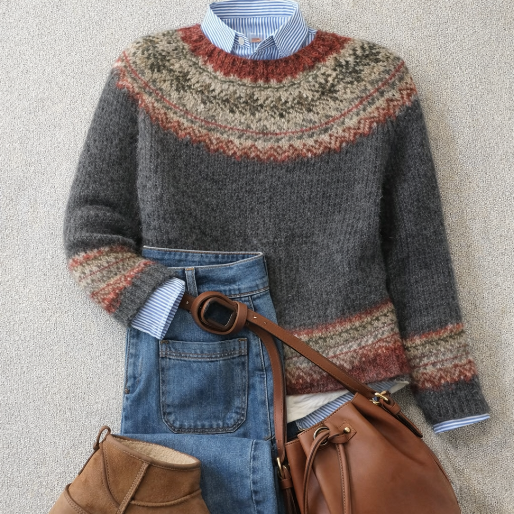 Lauren™ | Strickpullover im nordischen Stil