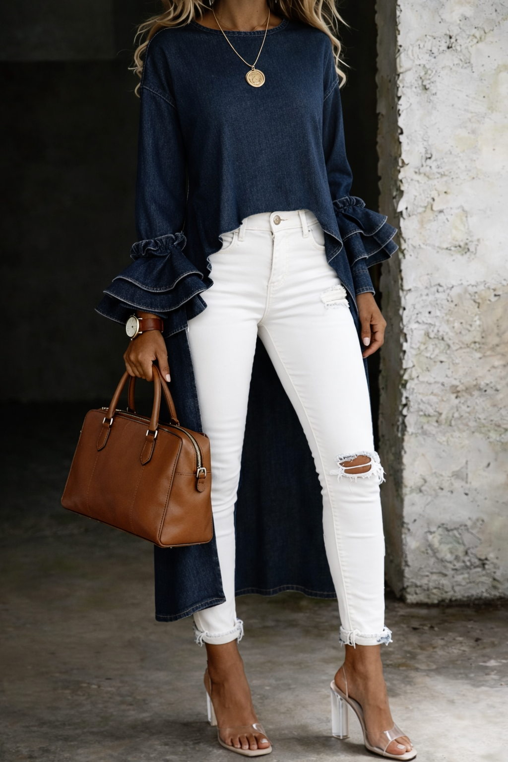 Ashley | Freizeithemd Top