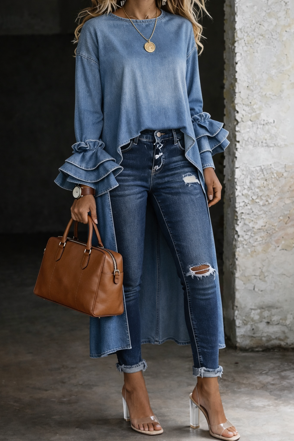 Ashley | Freizeithemd Top