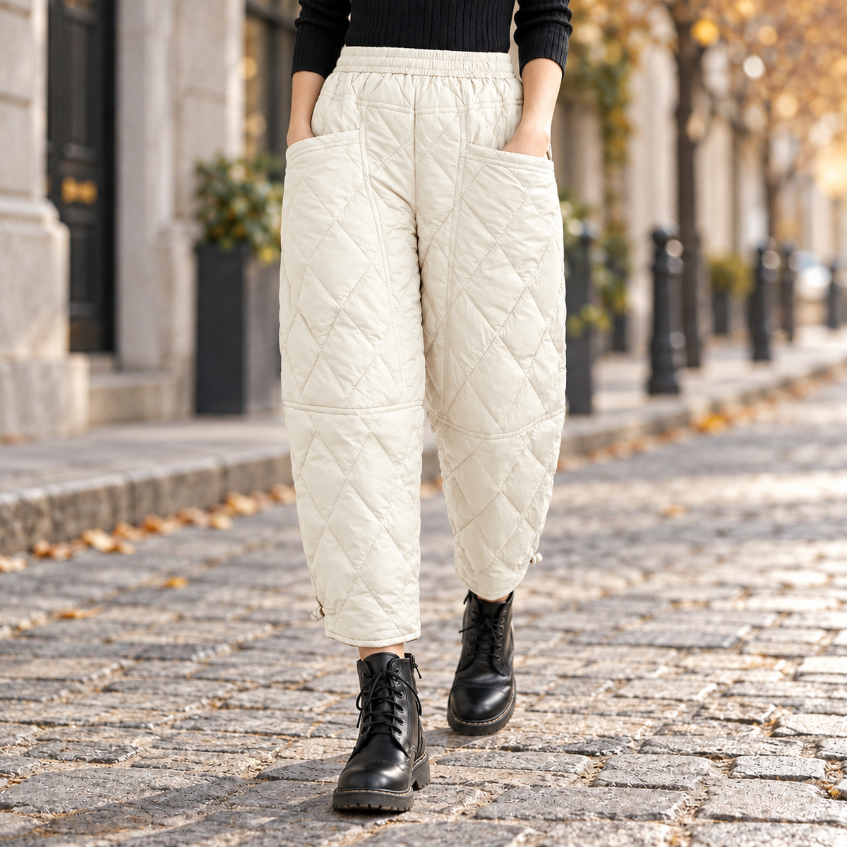 Nella — die warme und weiche Hose für kalte Tage.