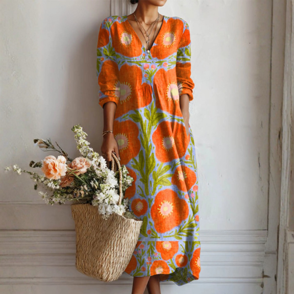 Alba™ | Bezauberndes florales Kleid