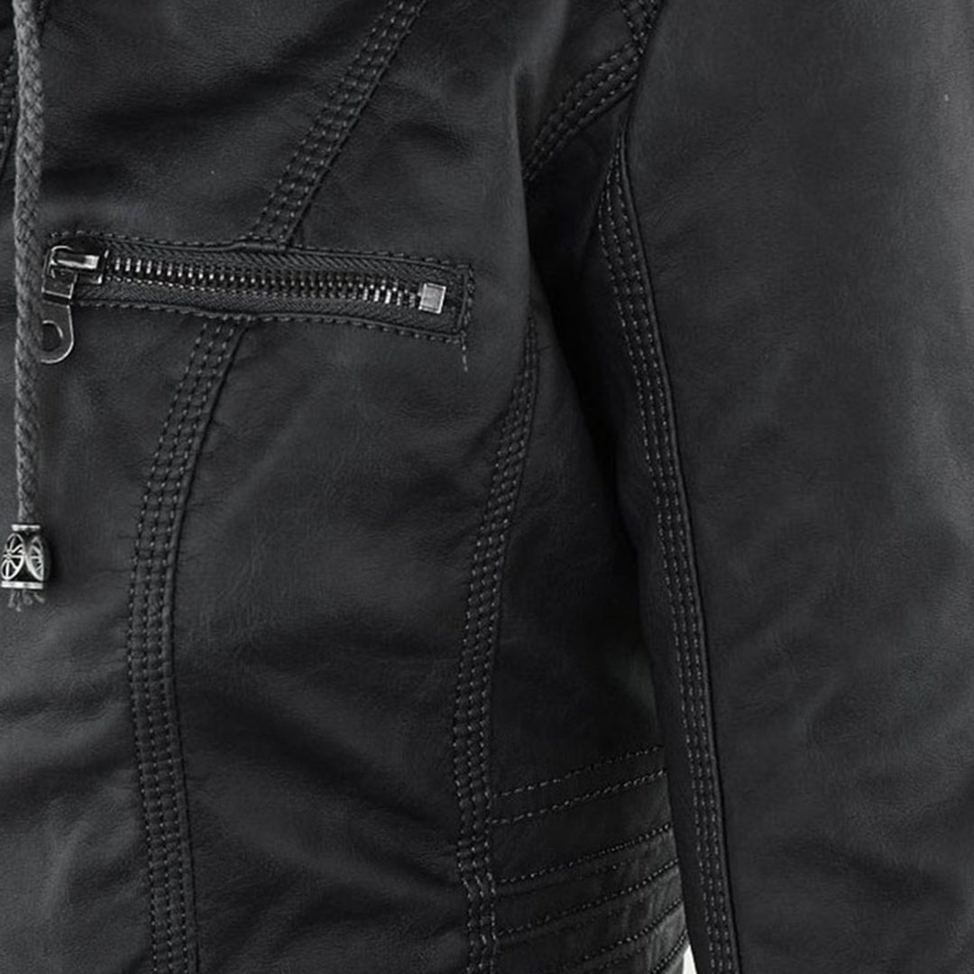Flavia | Strapazierfähige und elegante Lederjacke