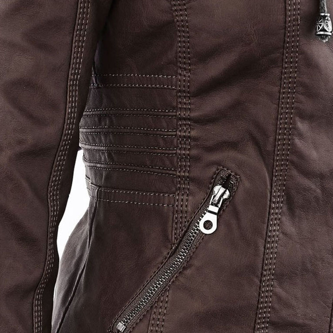 Flavia | Strapazierfähige und elegante Lederjacke