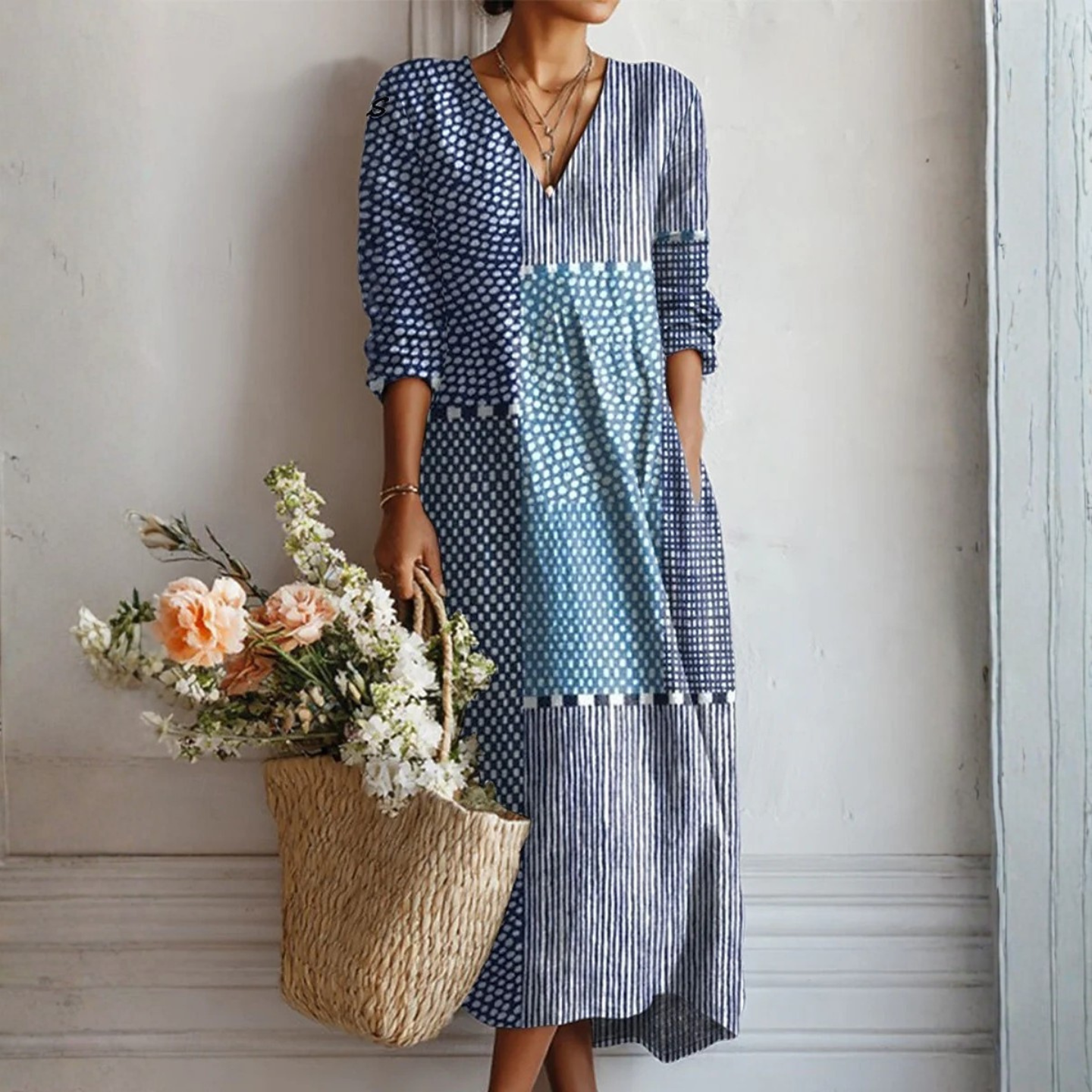 Sara™ | Leichtes florales Kleid