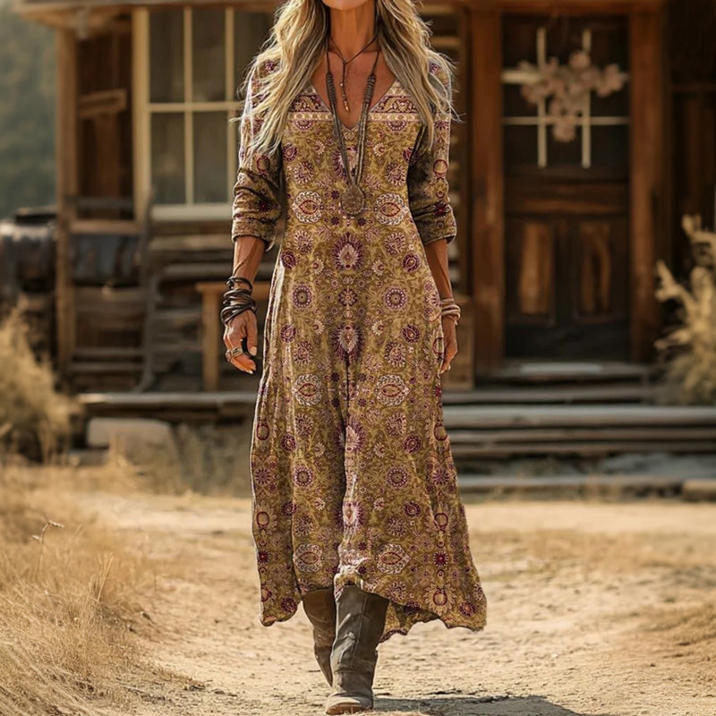Nicole | Entspanntes Kleid im Boho-Stil