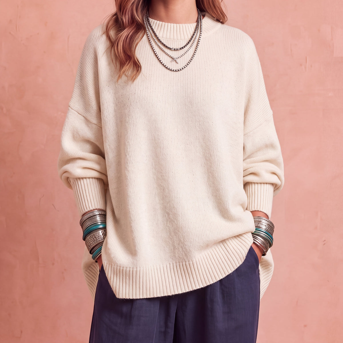 Christine – Eleganter Oversize-Pullover