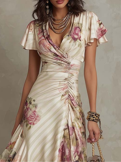 Freya | Plissiertes Midikleid