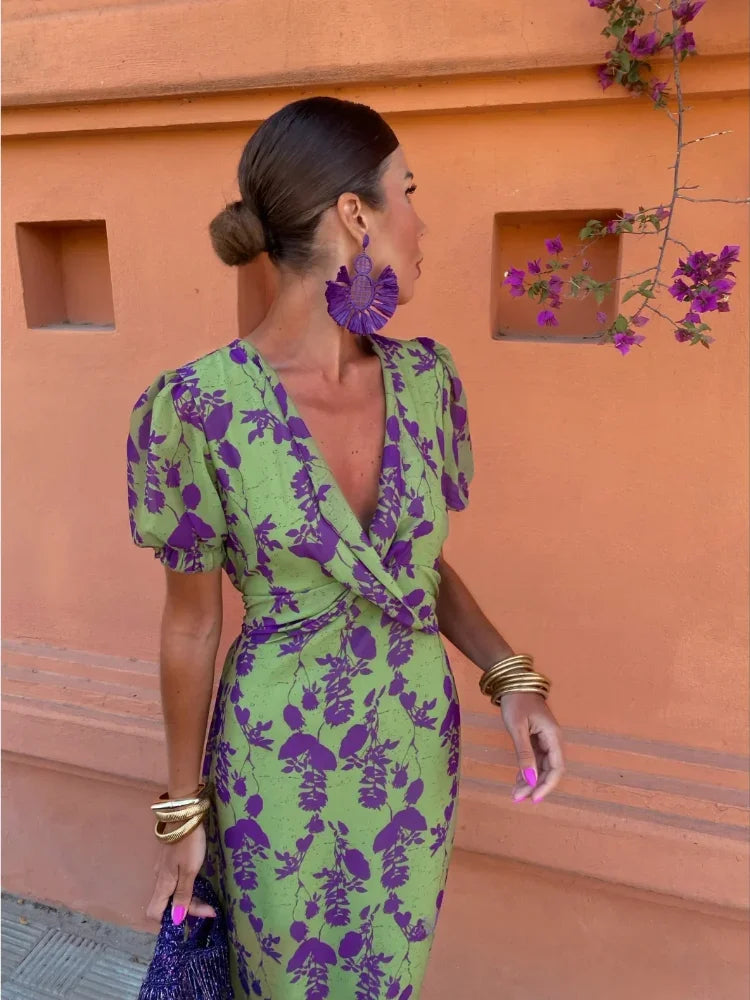 Lieke™ | Buntes Sommer Print Kleid