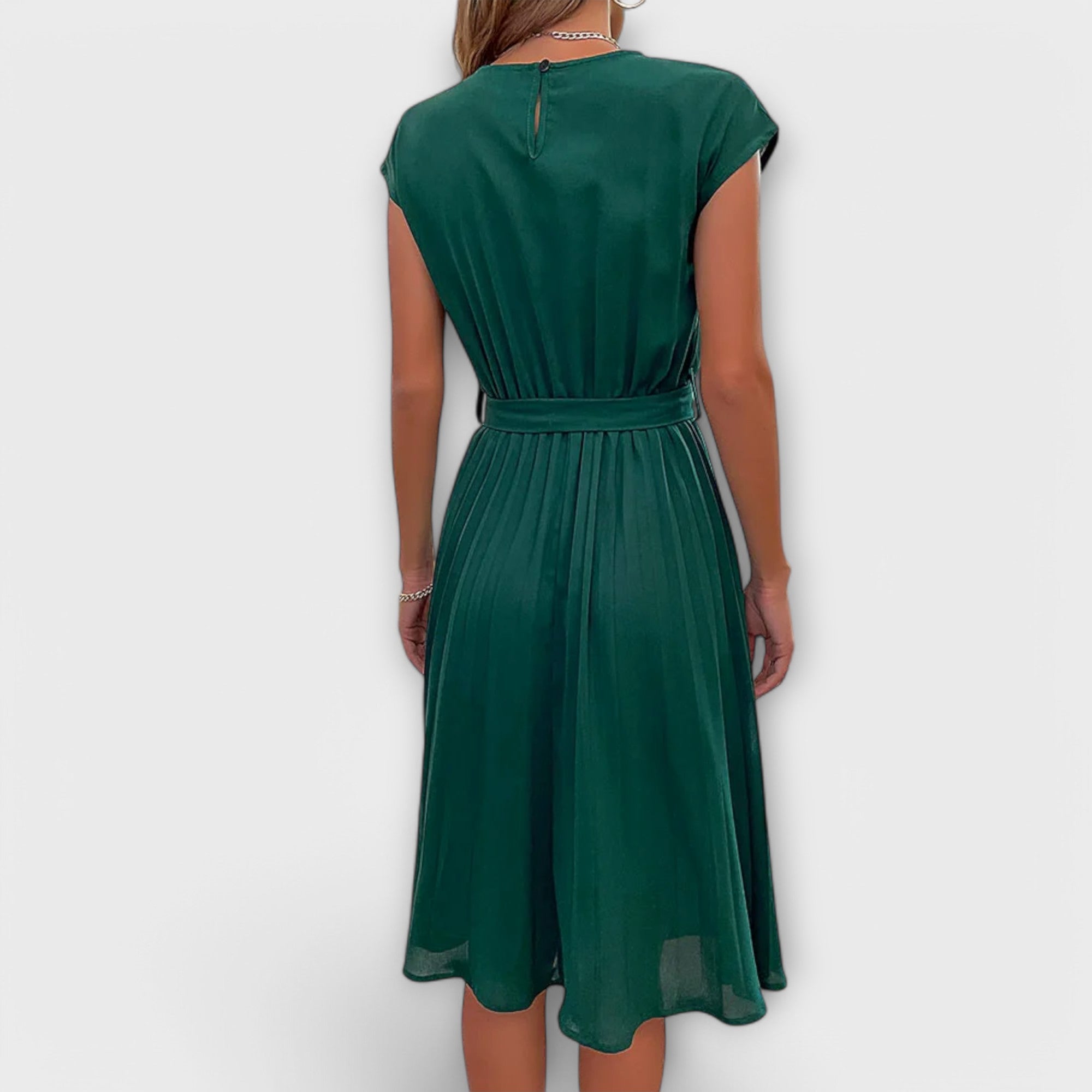 Shira™ | Sommer Midi-Faltenkleid