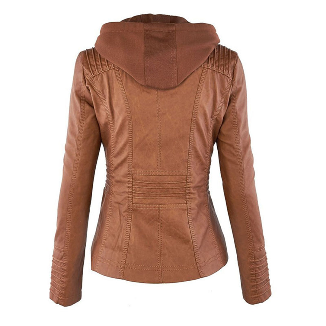 Flavia | Strapazierfähige und elegante Lederjacke